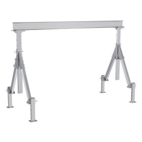 Aluminum A Frame Hoist with Leveling Legs - BAHA-ALO Series