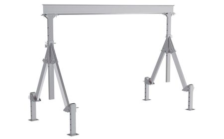 Aluminum A Frame Hoist with Leveling Legs - BAHA-ALO Series