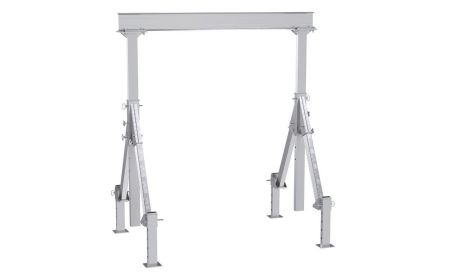 Aluminum A Frame Hoist with Leveling Legs - BAHA-ALO Series